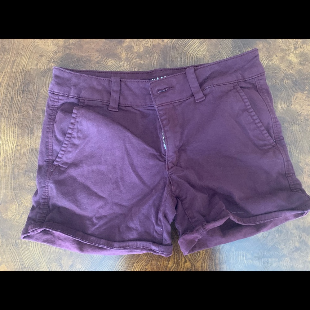 Maroon shorts